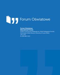 20 stycznia 2019 r. – artykuł w „Forum Oświatowym”